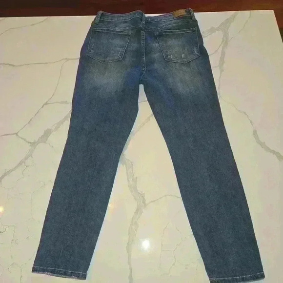 Judy Blue Womens Relaxed Fit Distressed Ankle Jeans Blue Size 31 - Picture 3 of 11